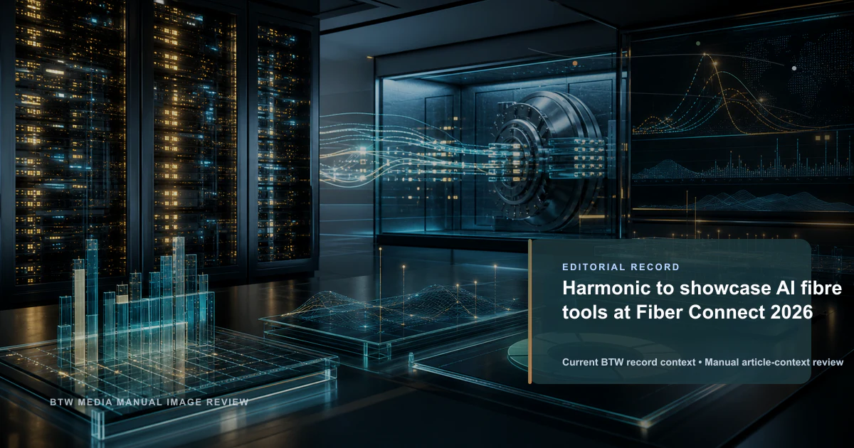 Harmonic présentera ses outils de fibre IA au Fiber Connect 2026