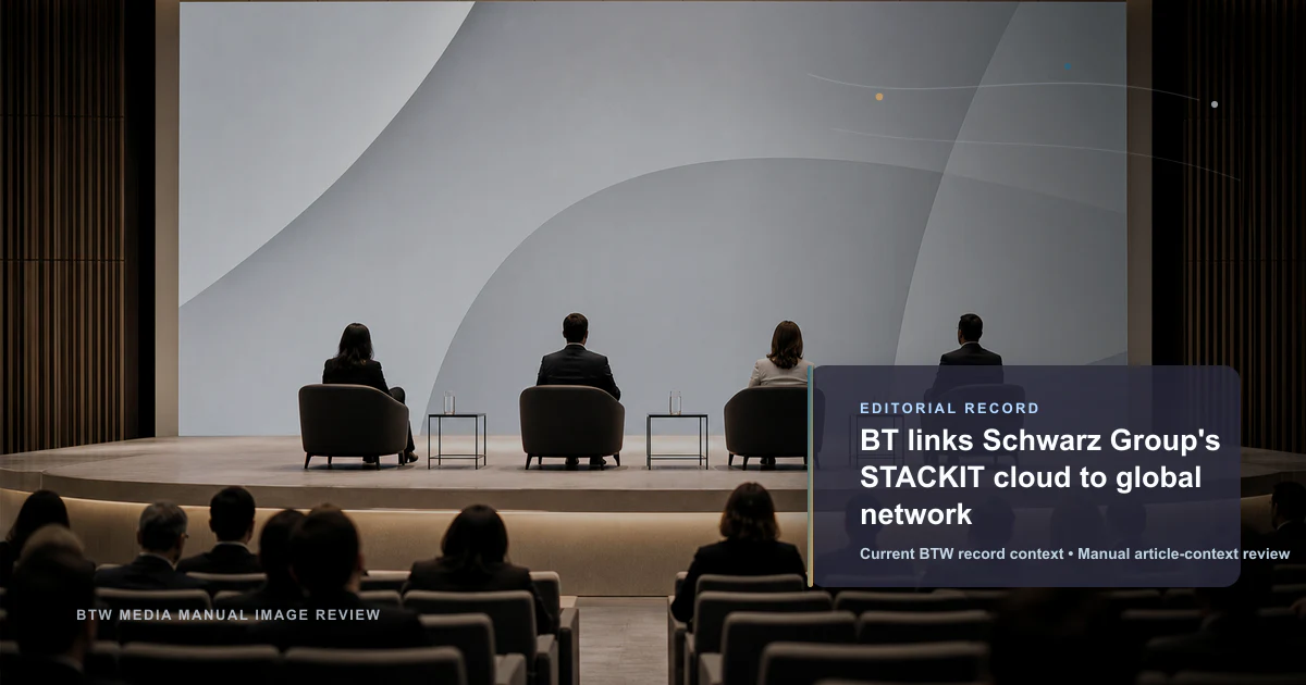 BT links Schwarz Group's STACKIT cloud to global network