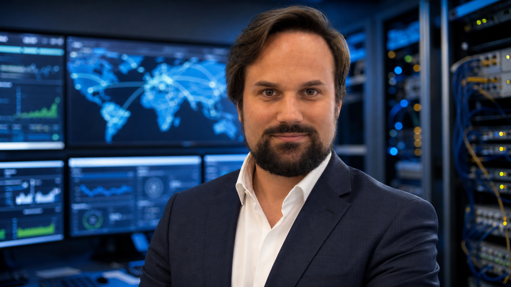 AI-generated editorial portrait of Dusan Lazic based on a public profile photo