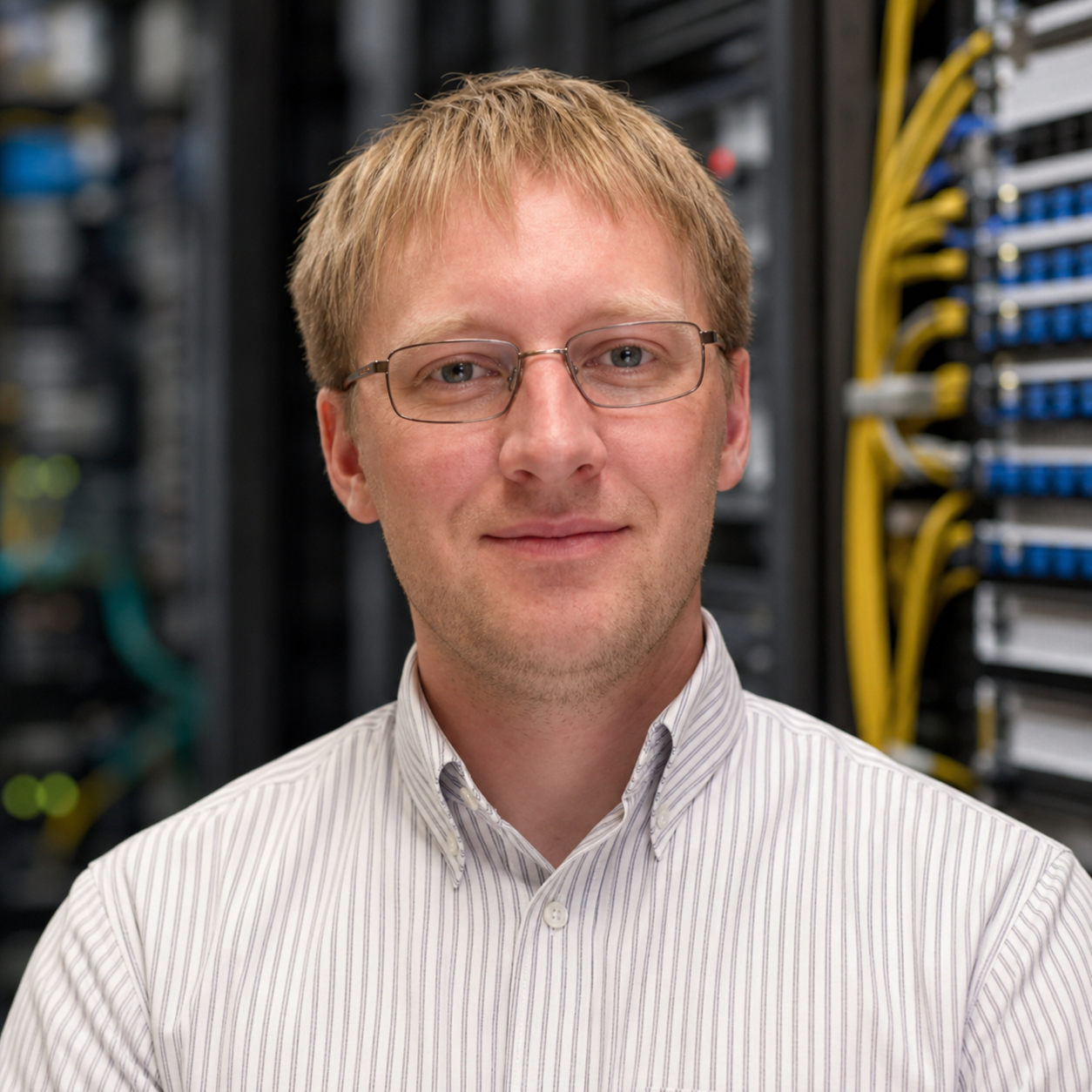 AI-generated editorial portrait of Aaron Graves based on a public profile photo