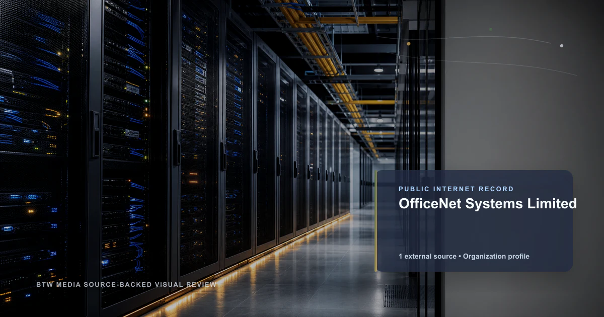 OfficeNet Systems Limited public internet infrastructure profile editorial visual