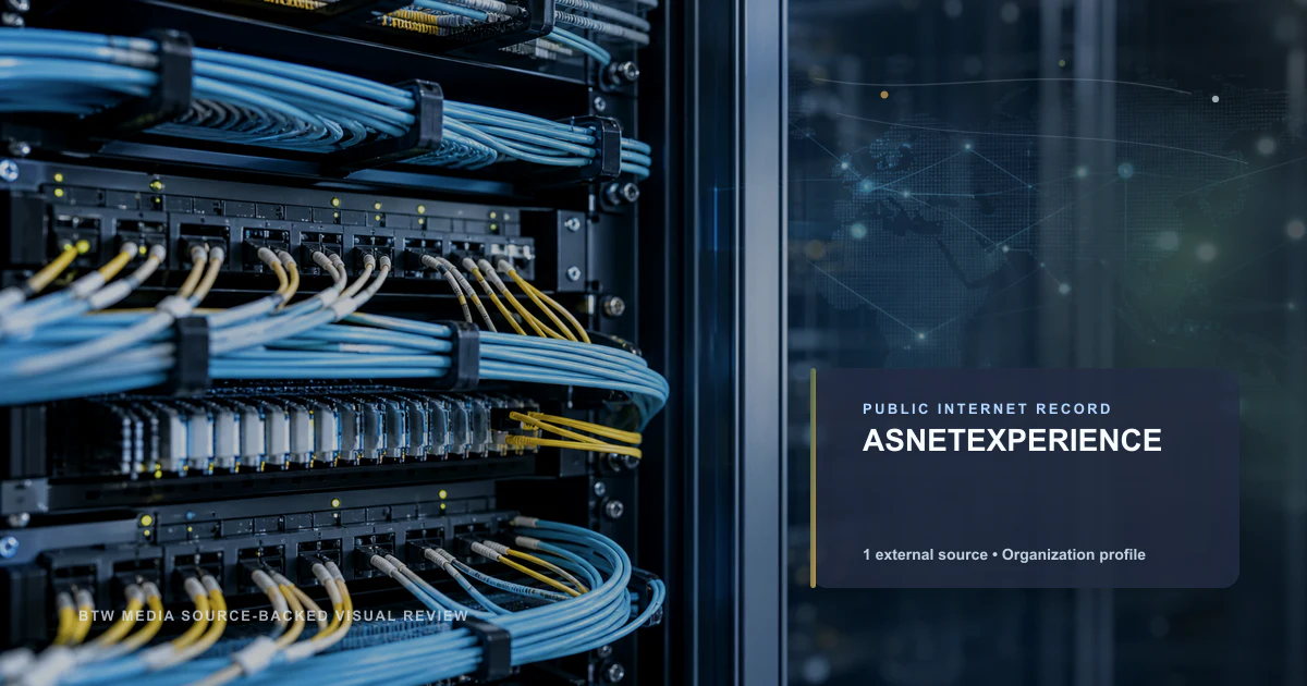 ASNETEXPERIENCE public internet infrastructure profile editorial visual