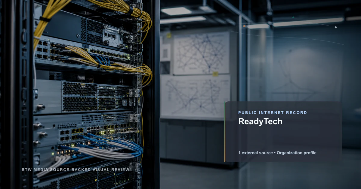 ReadyTech public internet infrastructure profile editorial visual