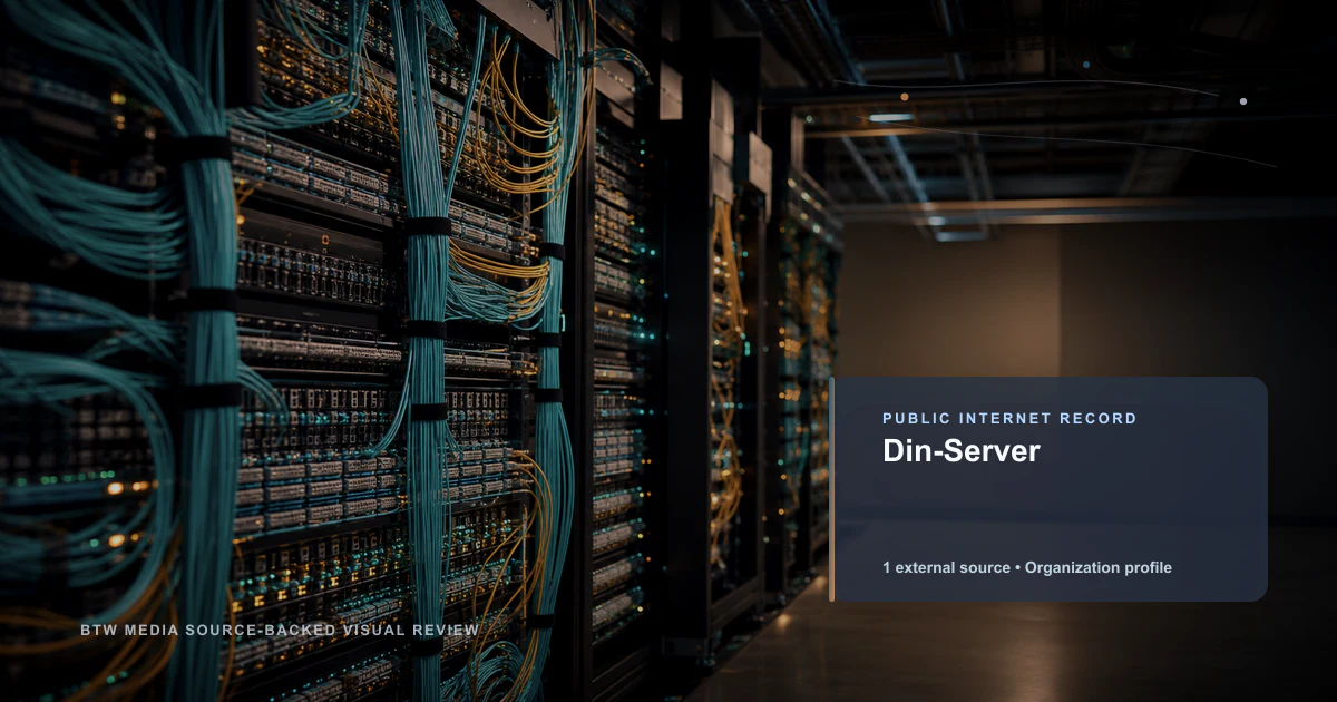 din-server public internet infrastructure profile editorial visual