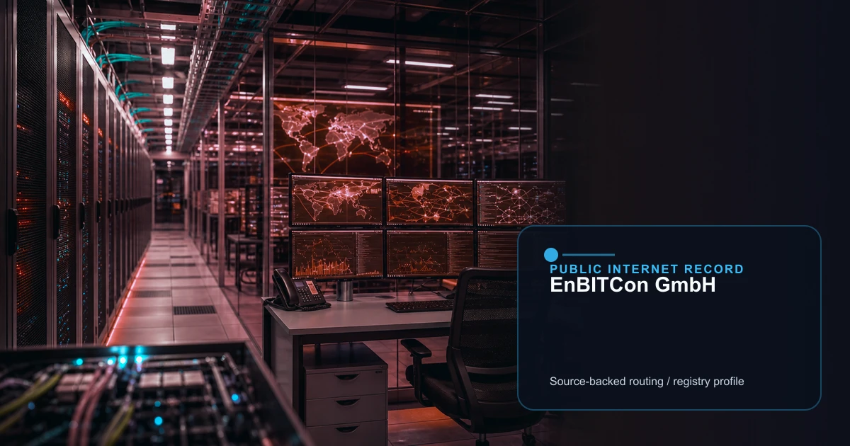 EnBITCon GmbH public internet infrastructure profile editorial visual