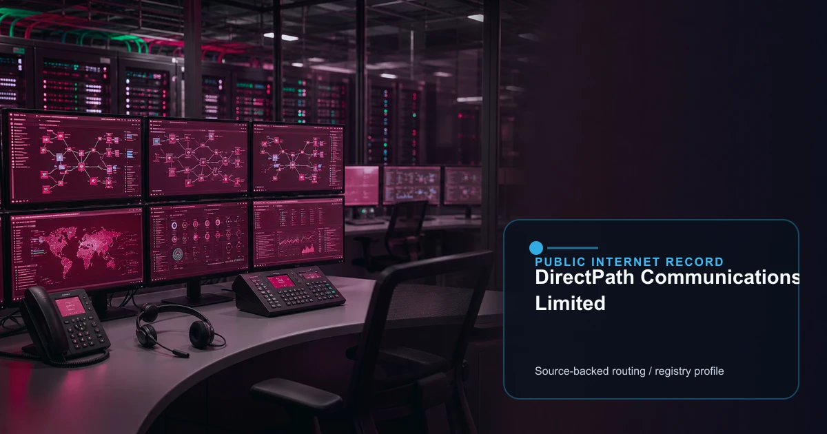 DirectPath Communications Limited public internet infrastructure profile editorial visual