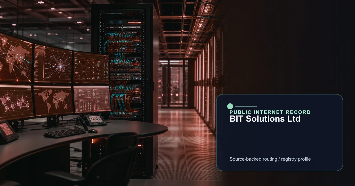 BIT Solutions Ltd public internet infrastructure profile editorial visual
