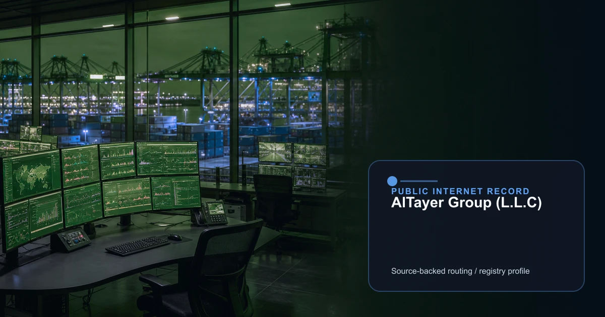 AlTayer Group (L.L.C) public internet infrastructure profile editorial visual