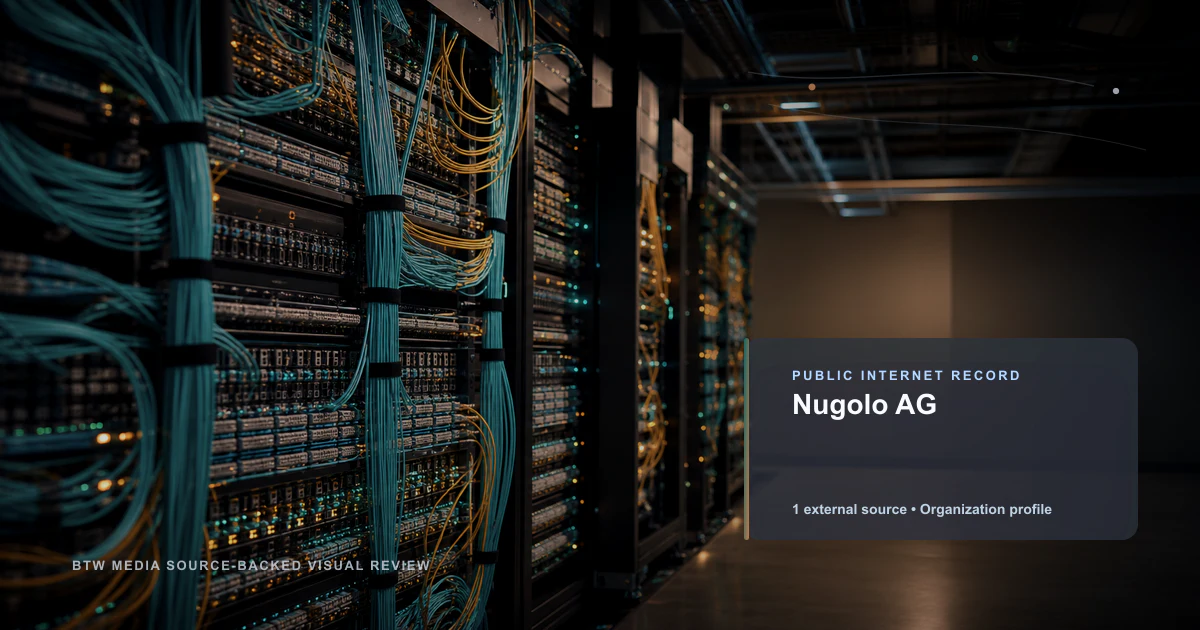 Nugolo AG public internet infrastructure profile editorial visual