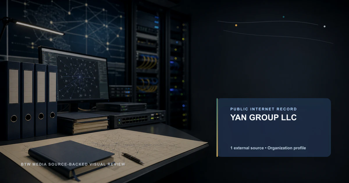 YAN GROUP LLC public internet infrastructure profile editorial visual
