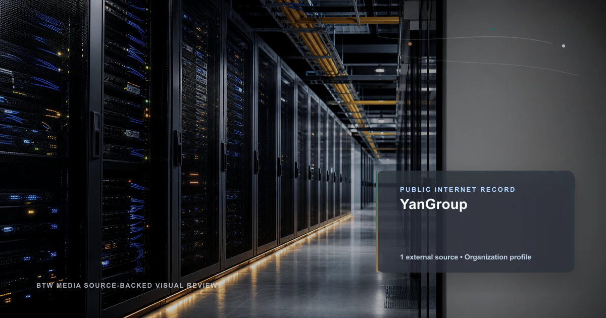 YanGroup public internet infrastructure profile editorial visual