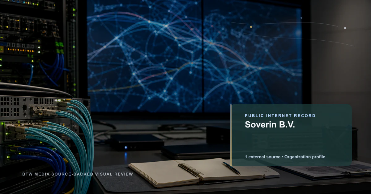 Soverin B.V. public internet infrastructure profile editorial visual