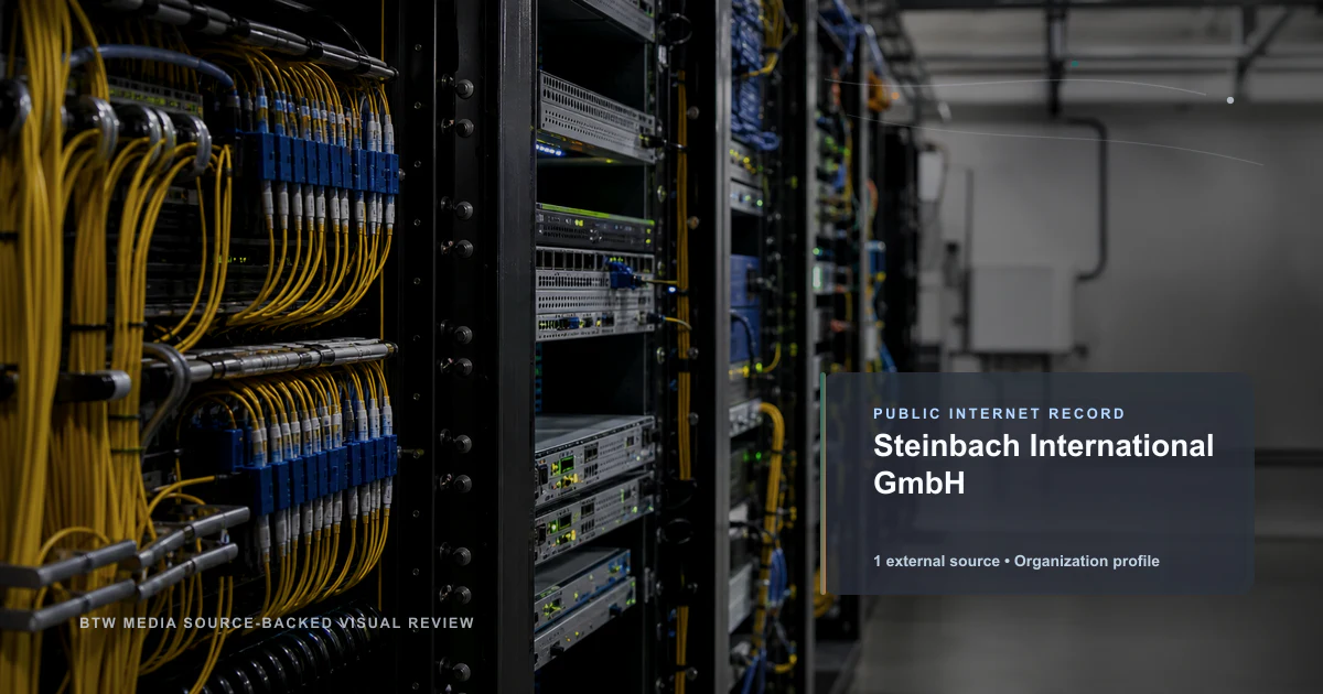 Steinbach international GmbH public internet infrastructure profile editorial visual