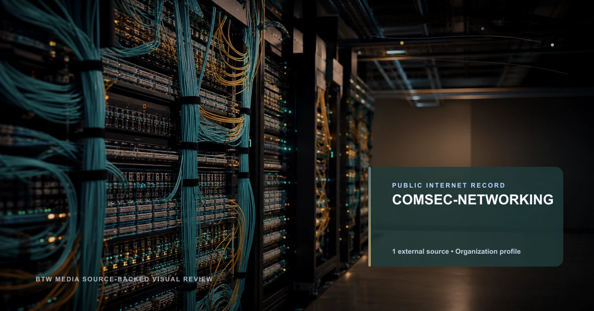 COMSEC-NETWORKING public internet infrastructure profile editorial visual