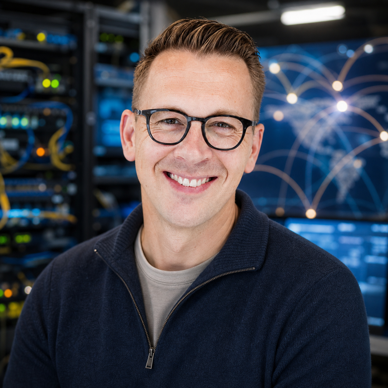 AI-generated editorial portrait of Tim Smit based on a public profile photo