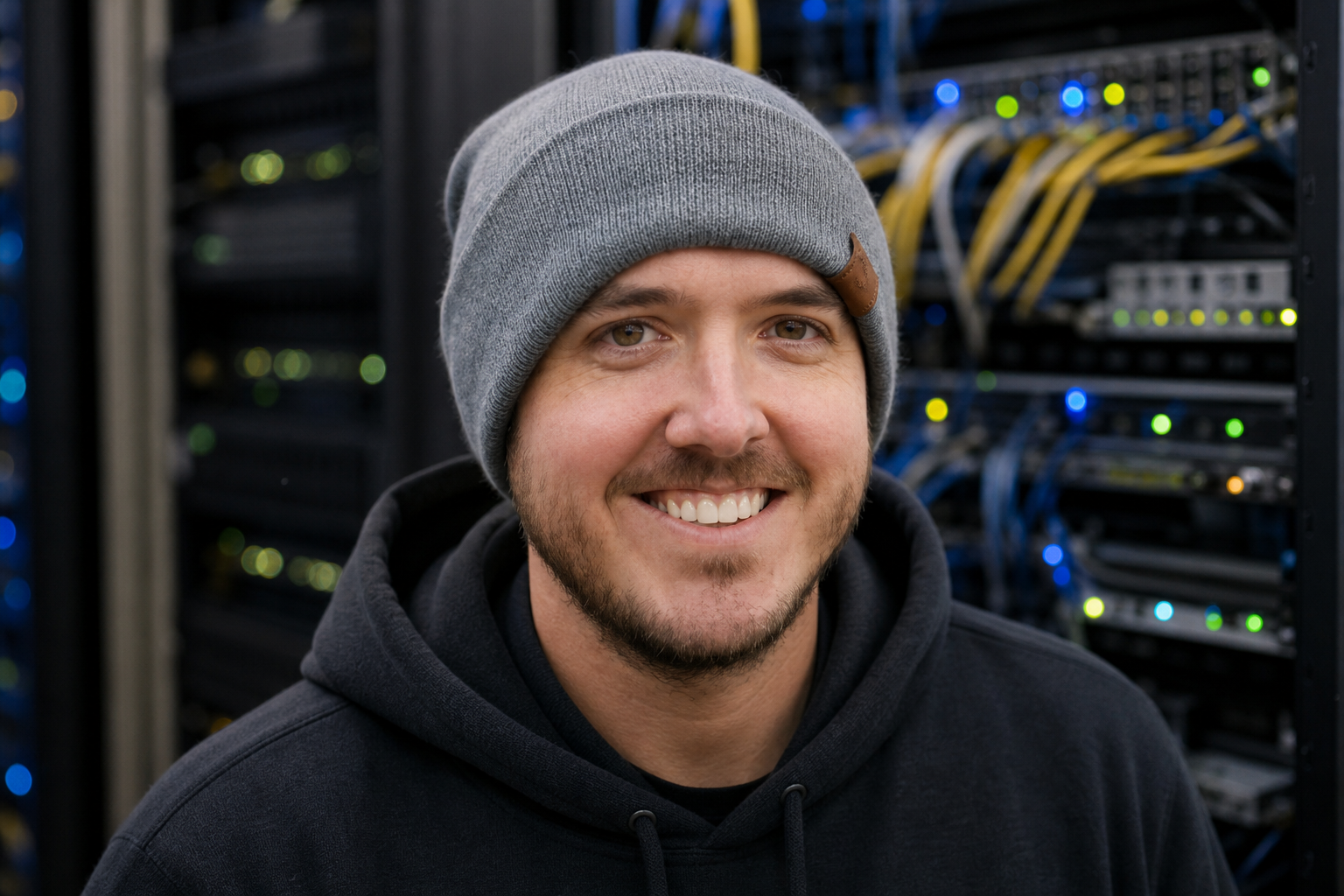 AI-generated editorial portrait of Ben Houghton based on a public profile photo