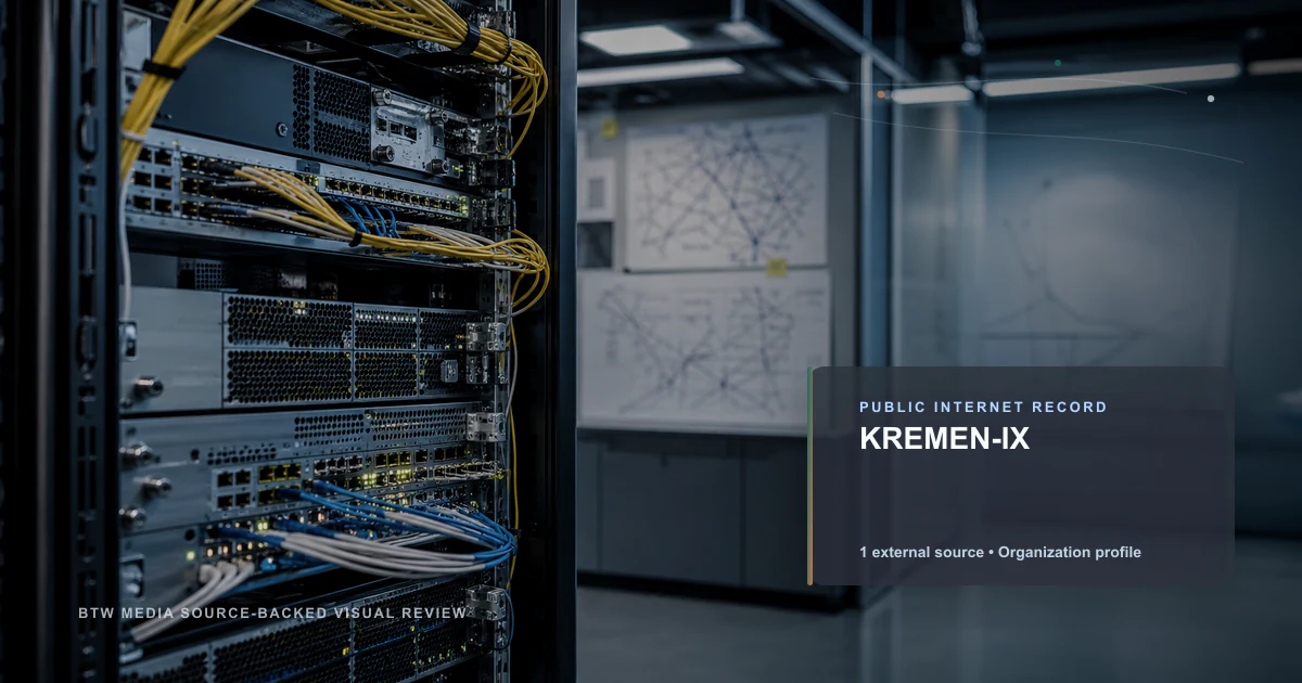 KREMEN-IX public internet infrastructure profile editorial visual