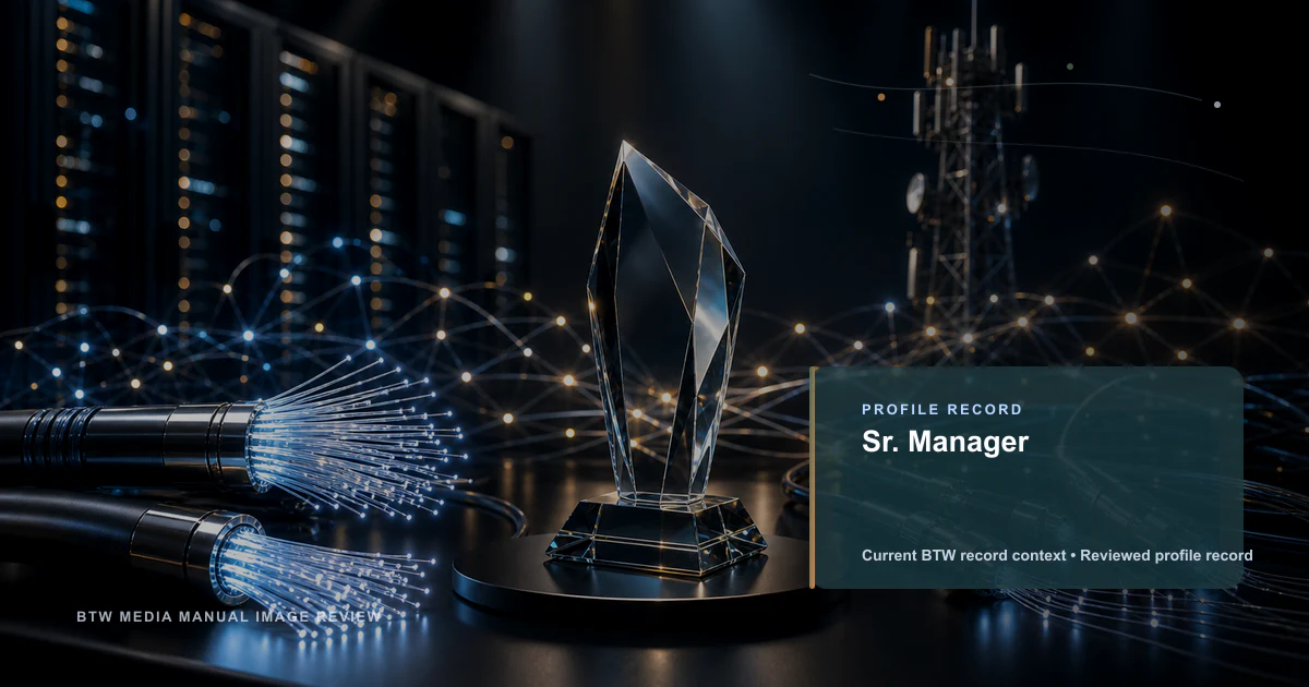 Sr. Manager