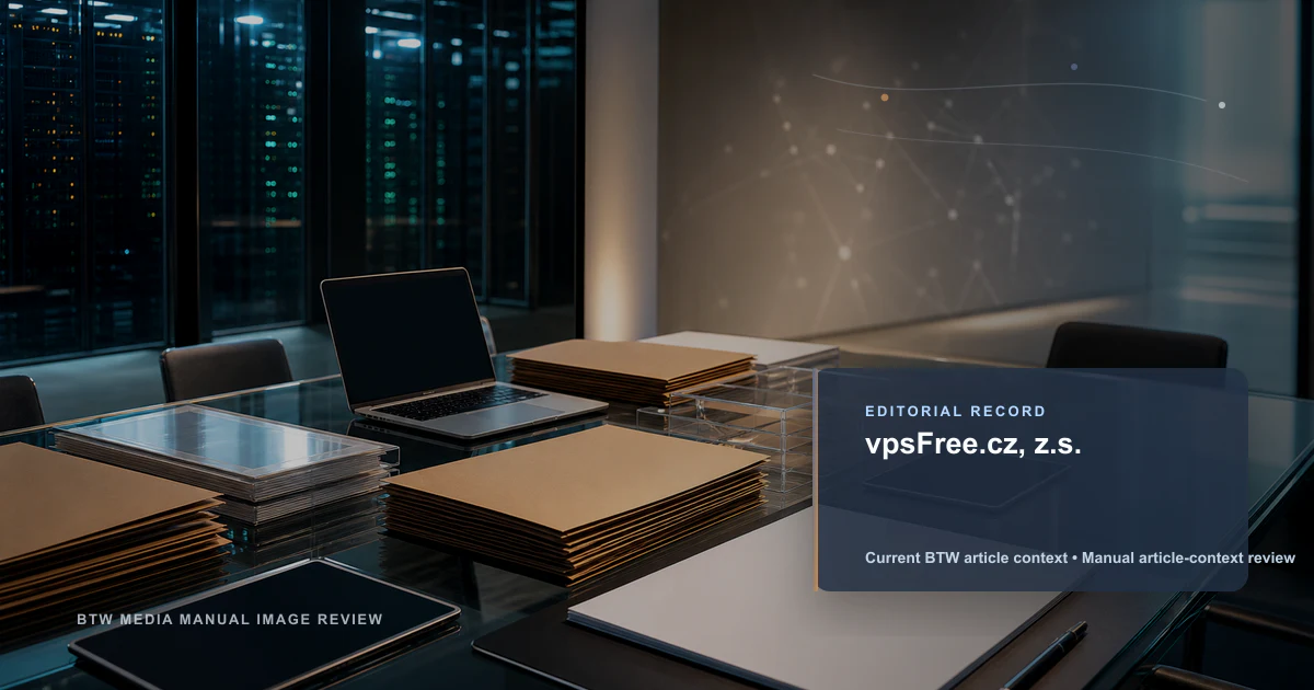 vpsFree.cz, z.s. reviewed editorial briefing visual