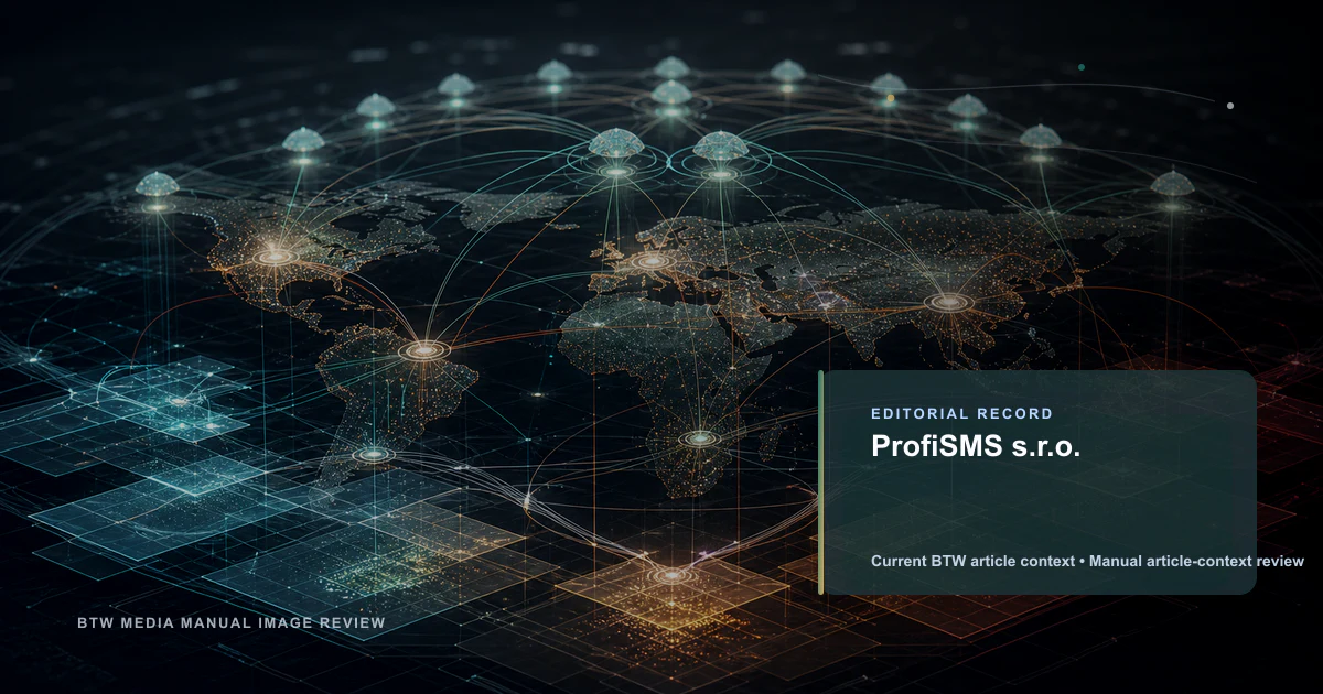 ProfiSMS s.r.o. reviewed editorial briefing visual