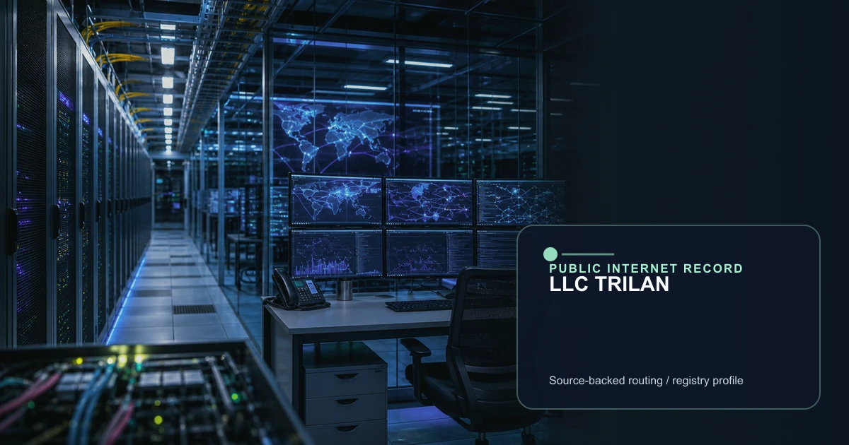LLC TRILAN public internet infrastructure profile editorial visual