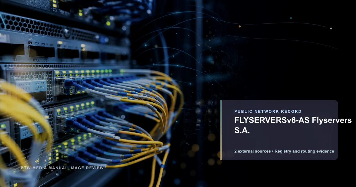FLYSERVERSv6-AS Flyservers S.A.