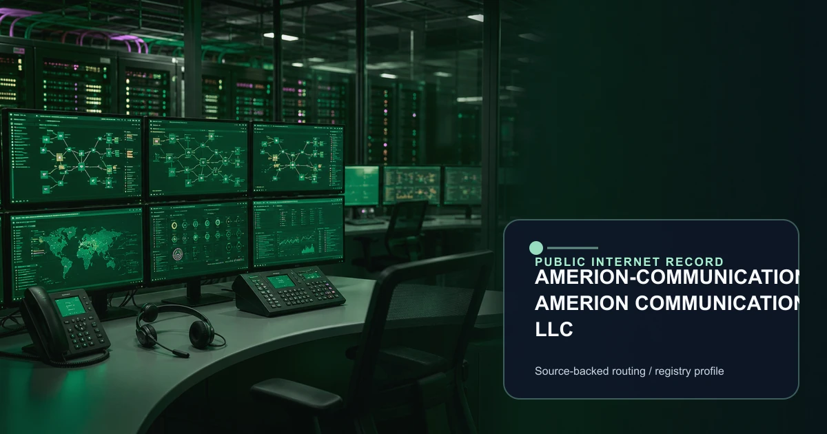 AMERION-COMMUNICATIONS AMERION COMMUNICATIONS LLC