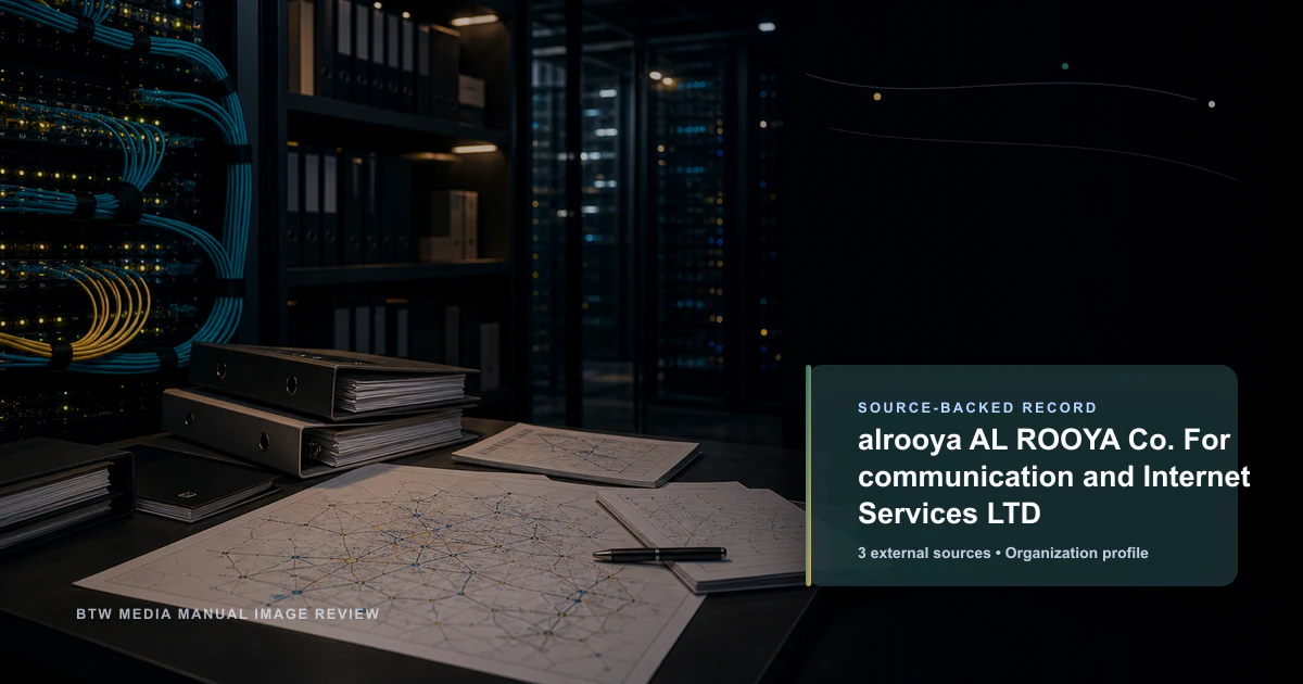 alrooya AL ROOYA Co. For communication and Internet Services LTD