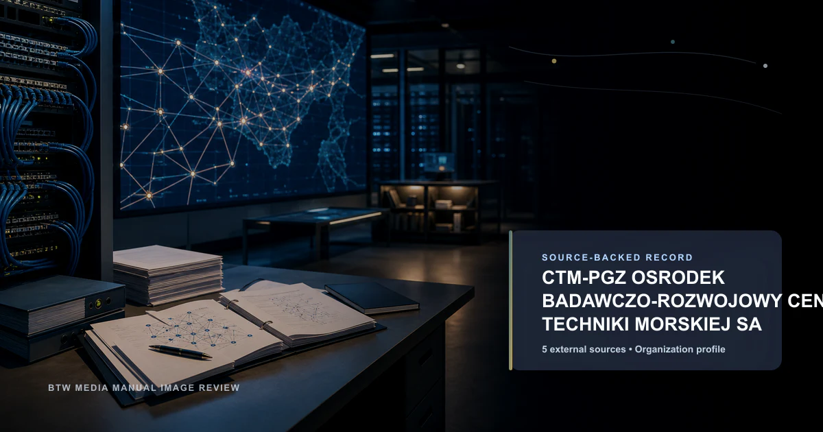 CTM-PGZ OSRODEK BADAWCZO-ROZWOJOWY CENTRUM TECHNIKI MORSKIEJ SA