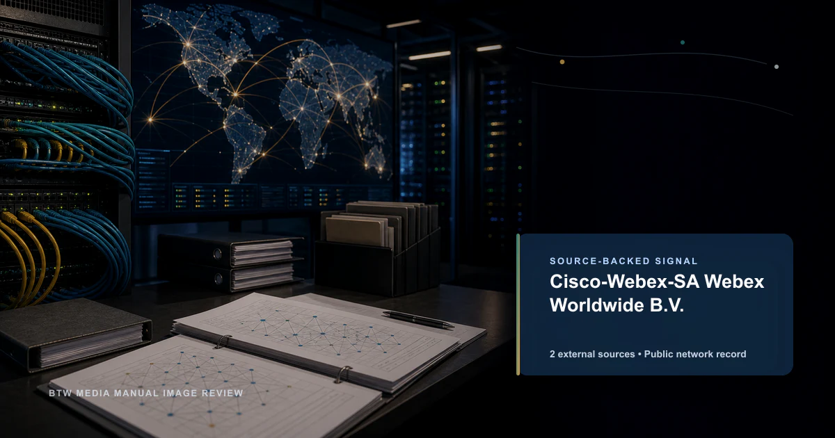 Cisco-Webex-SA Webex Worldwide B.V.