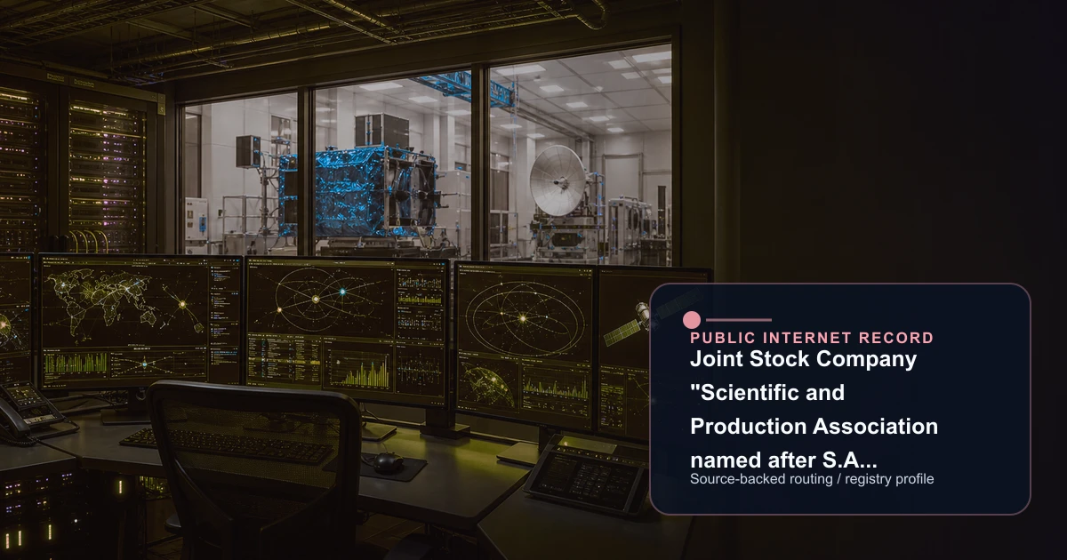 Joint Stock Company "Scientific and Production Association named after S.A. Lavochkin"