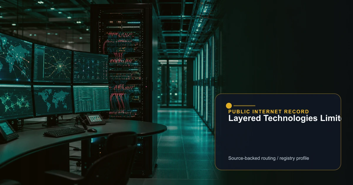 Layered Technologies Limited public internet infrastructure profile editorial visual