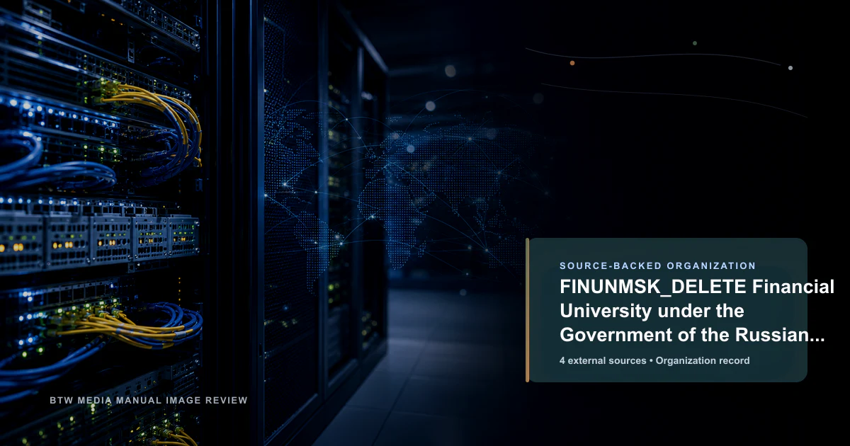 FINUNMSK_DELETE Université financière sous le gouvernement de la Fédération de Russie