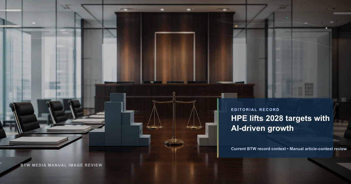 HPE relève ses objectifs 2028 grâce à la croissance tirée par l'IA