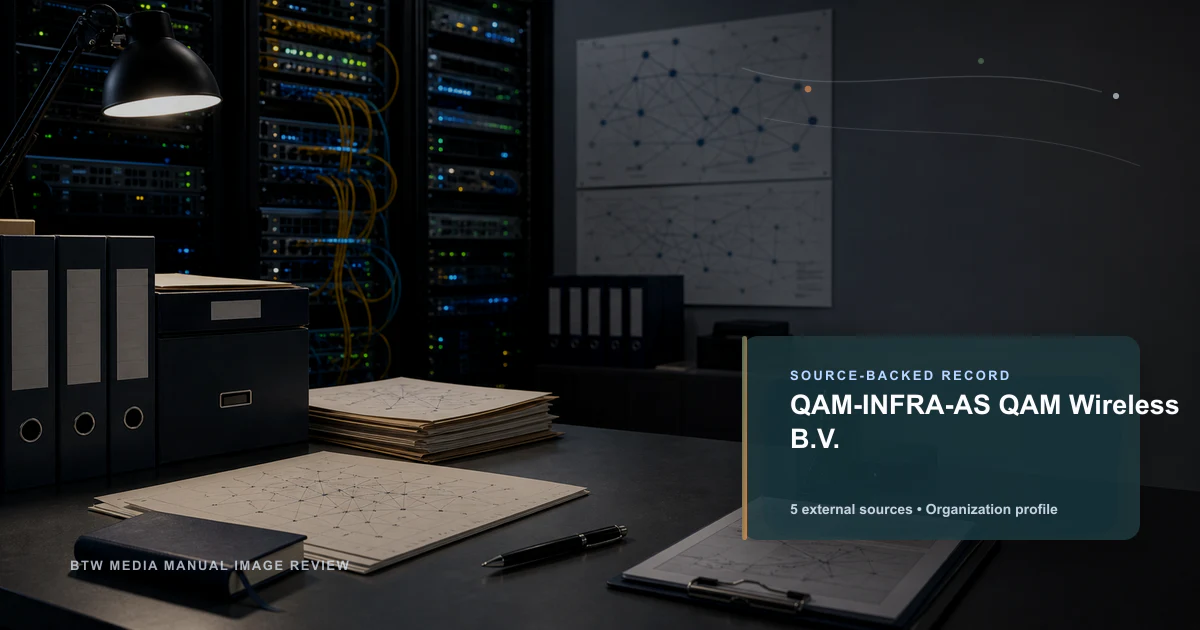QAM-INFRA-AS QAM Wireless B.V.