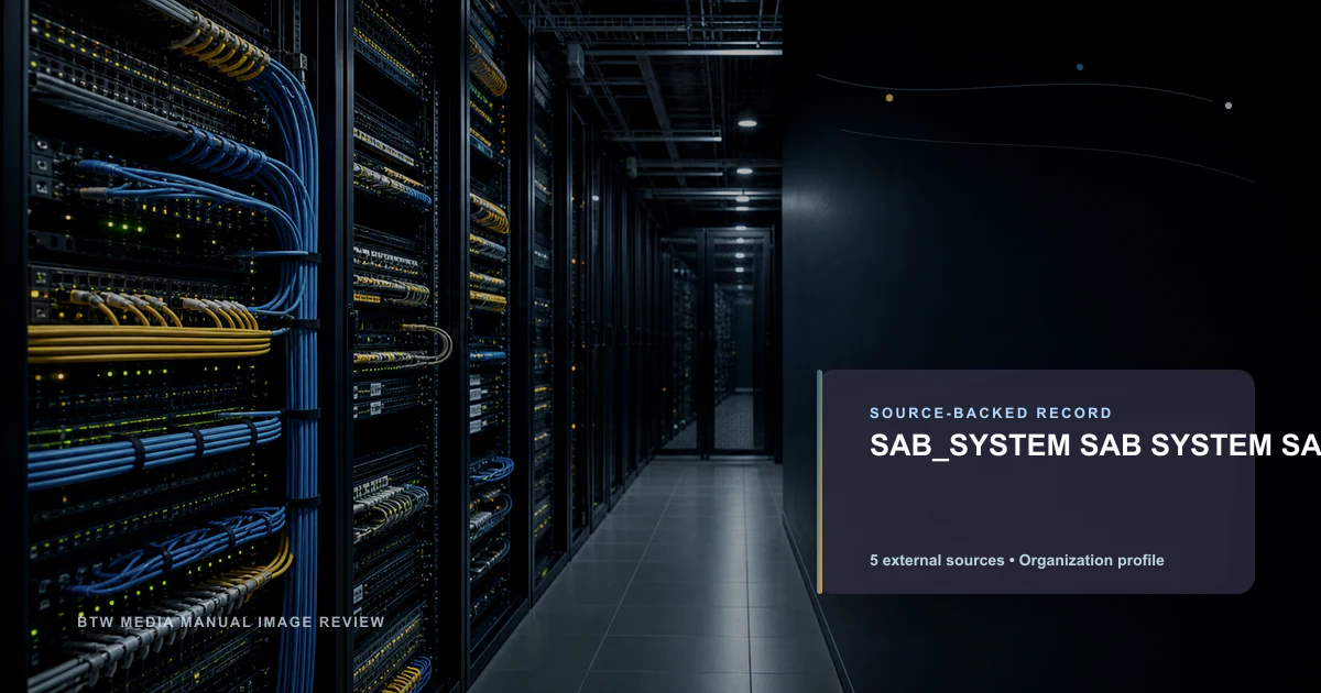 SAB_SYSTEM SAB SYSTEM SASU