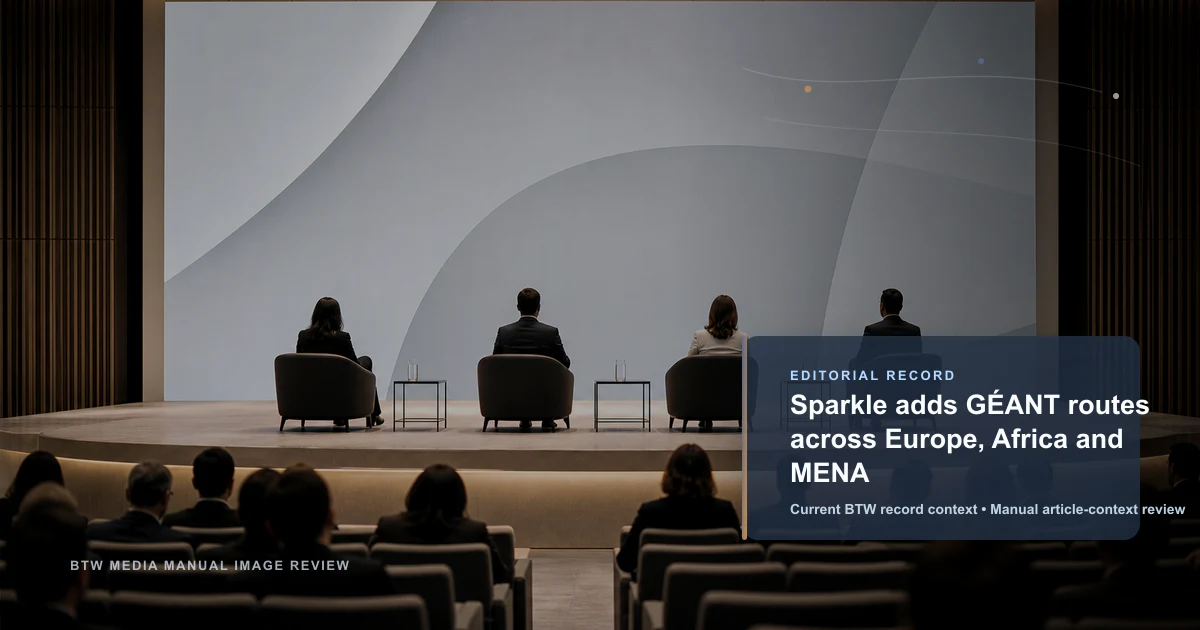 Sparkle ajoute des routes GÉANT en Europe, en Afrique et au MENA