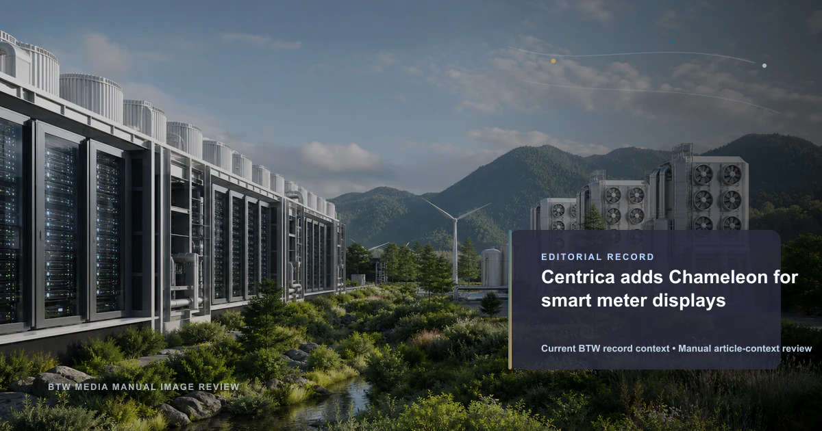 Centrica incorpora a Chameleon para pantallas de contadores inteligentes