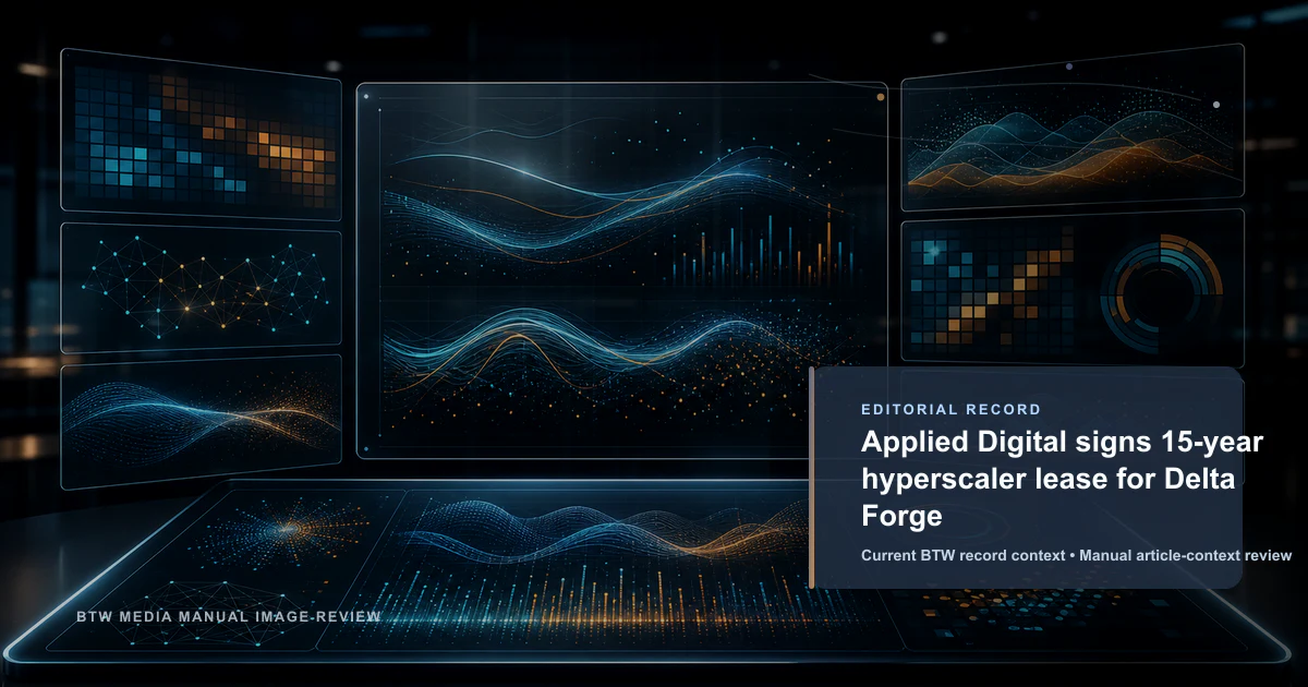 Applied Digital signe un bail hyperscaler pour Delta Forge