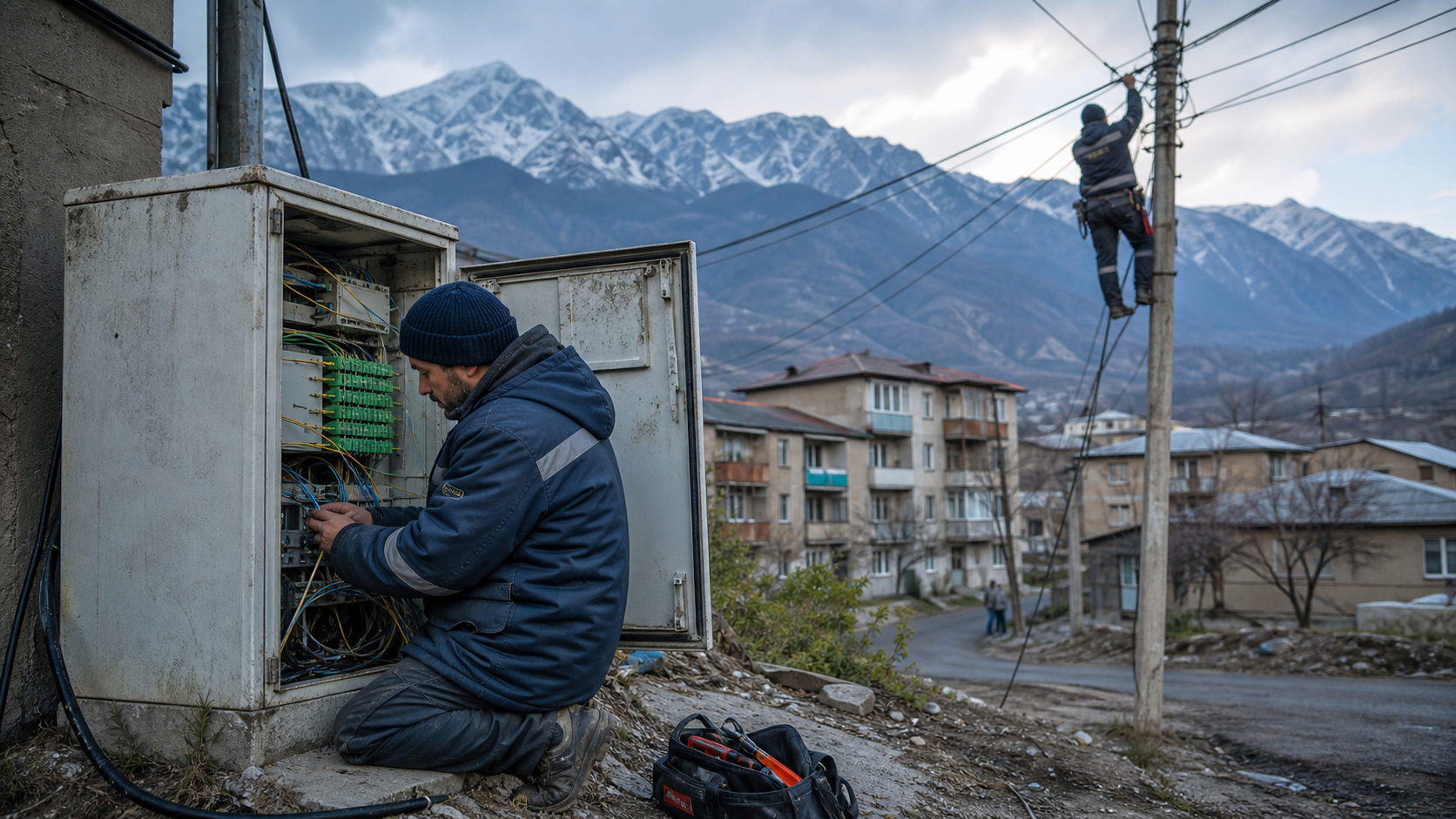 KAVKAZNET Kavkaz Internet Service Ltd. の接続料金は上流ルートと現地修理に依存する