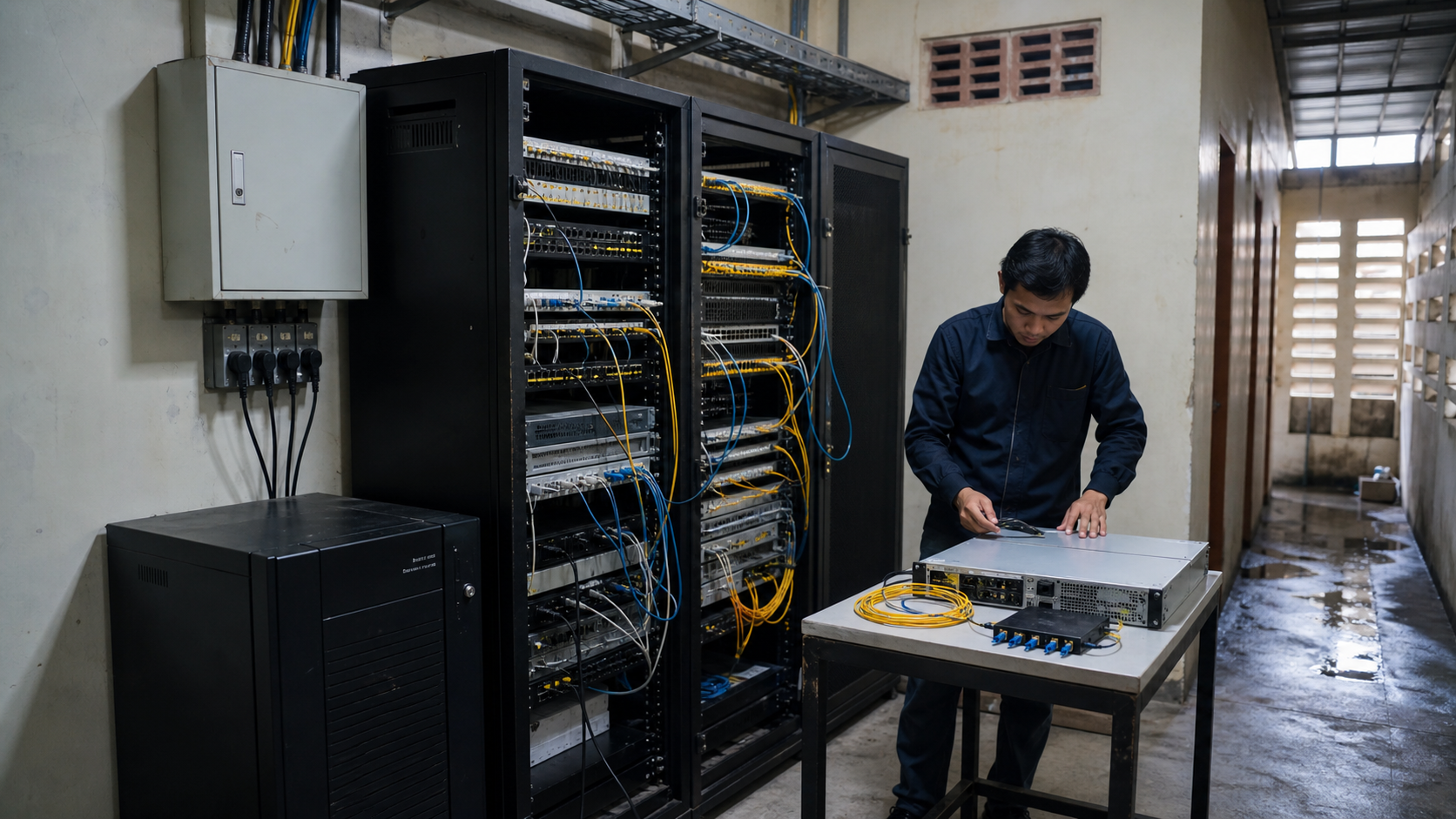 TrimafaNet が販売するホスティング容量はラック、トランジット、修理時間枠に依存する