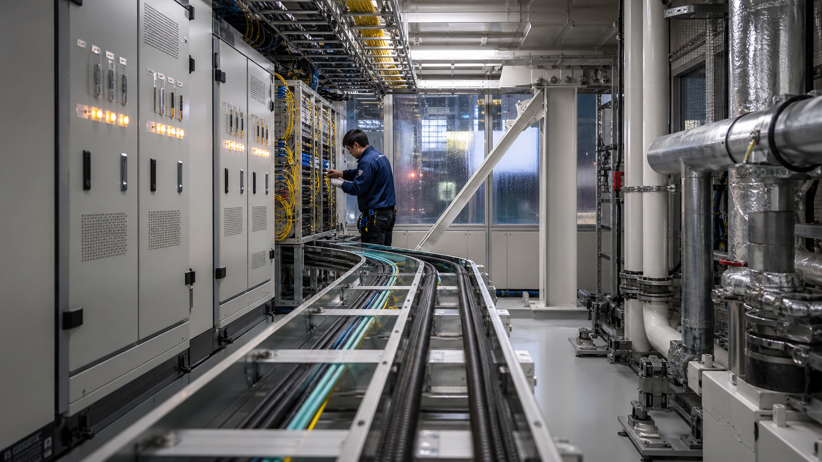 Ubiquitous Corp. centres de données Network. doit prouver si la capacité de centre de données commercialisée peut survivre aux contraintes d'énergie et de transport