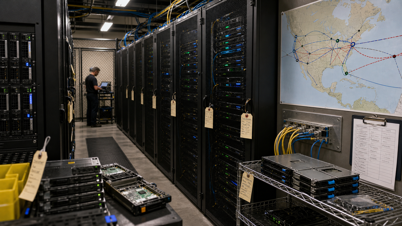 HostFlyte Server Solutions vend une capacité hébergée qui dépend encore des baies, du transit et des fenêtres de réparation