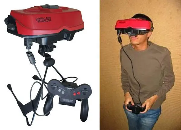 Nintendo's Virtual Boy released in 1995. Let the headaches ensue