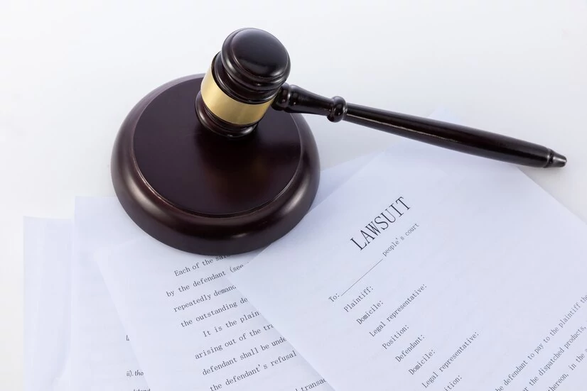 A-gavel-on-top-of-papers-that-read-lawsuit