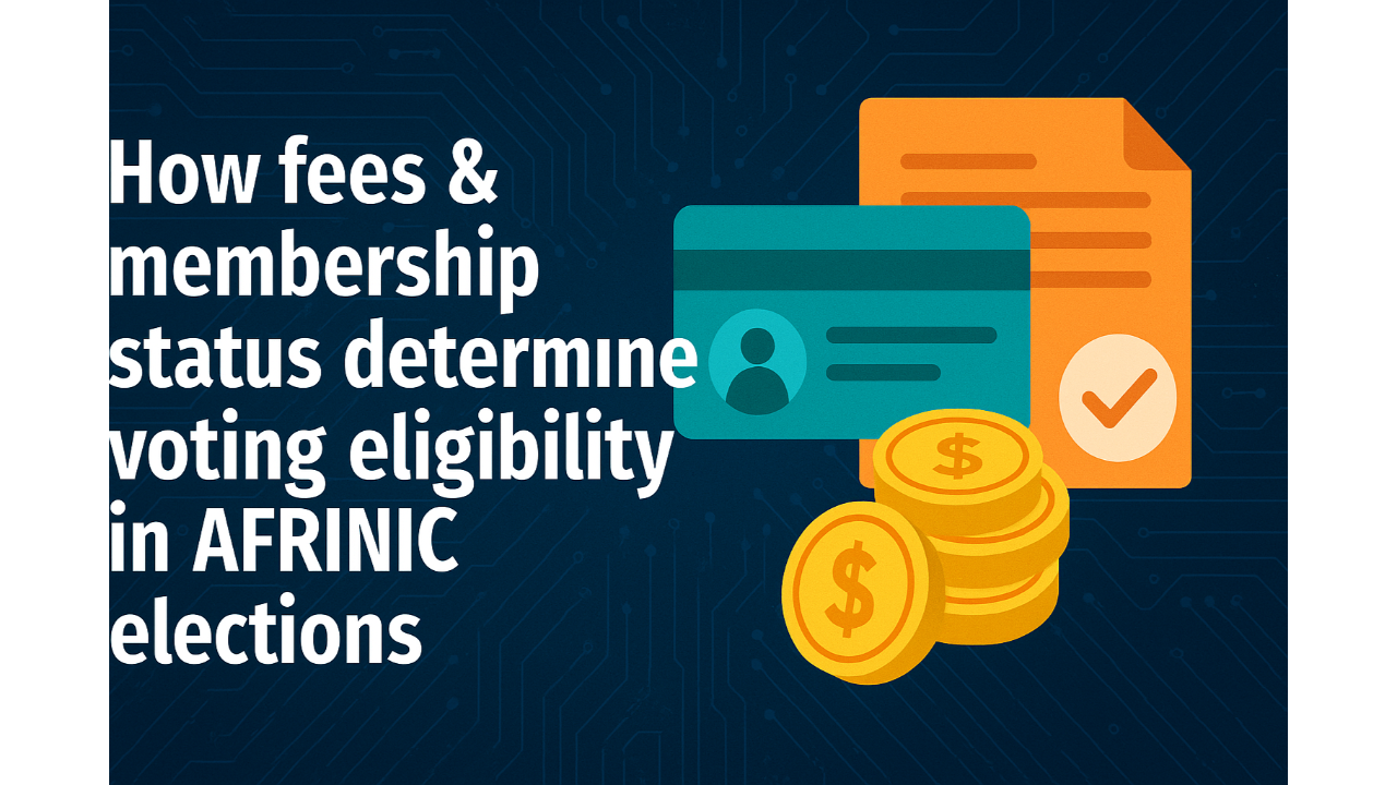 AFRINIC membership status-AFRINIC voting eligibility