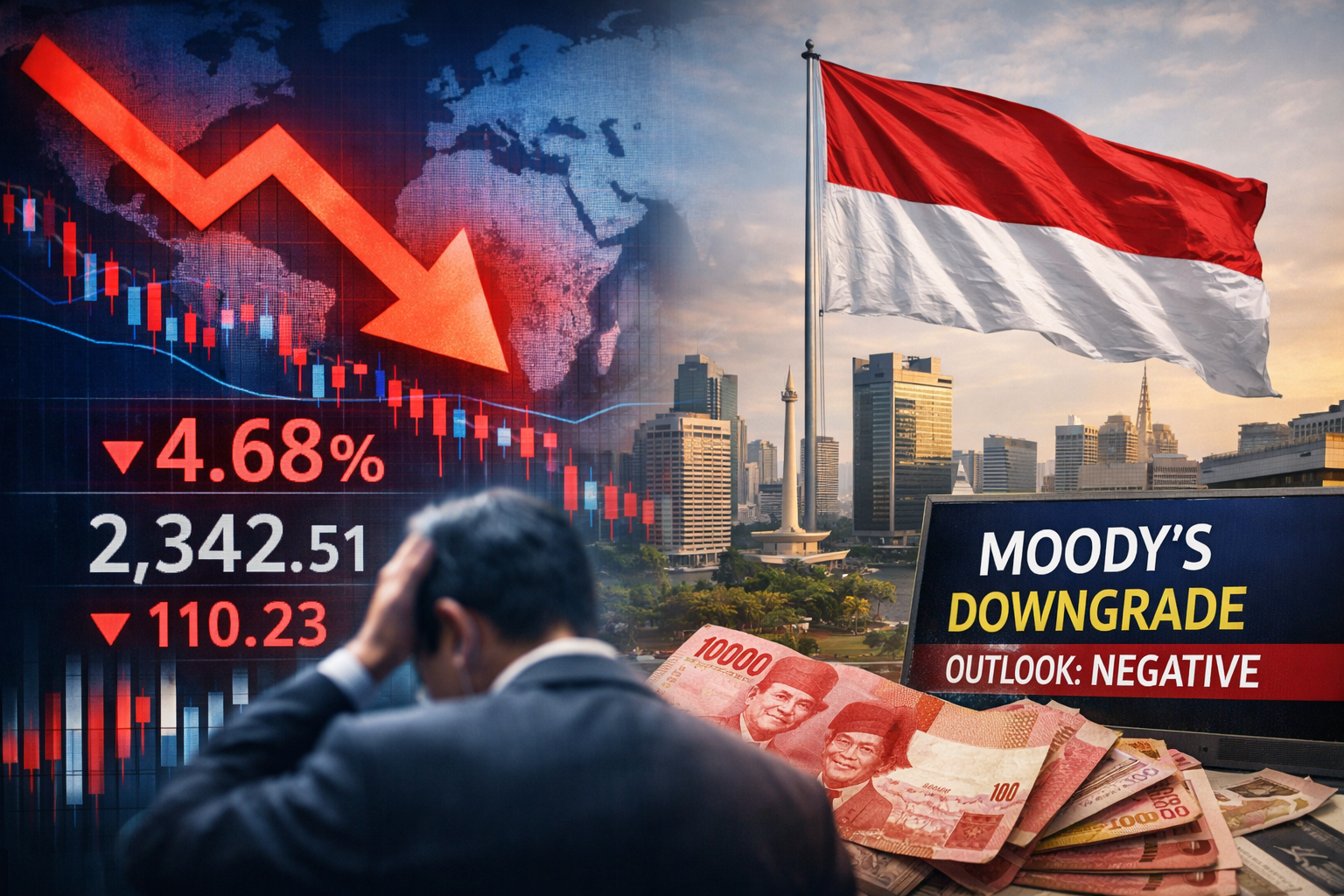 Asia Markets Slide Amid Tech Sell-Off and Indonesia Credit Concerns