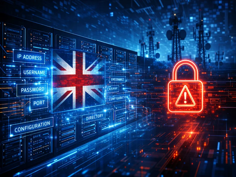 UK telecom servers expose sensitive configuration data