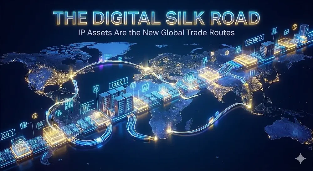 The Digital Silk Road: IP Address as Global Trade Routes