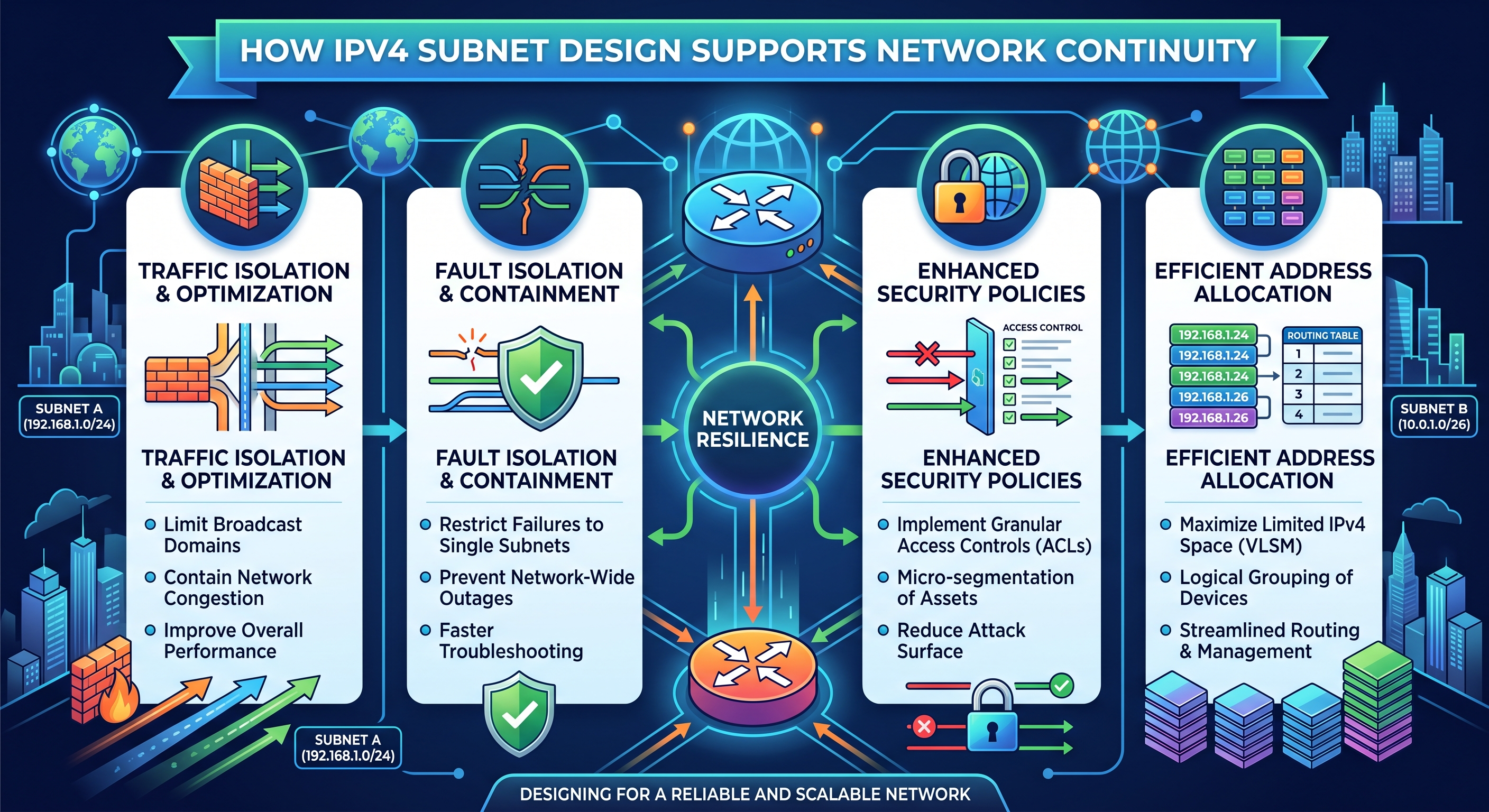 How IPv4 Subnet Design Supports Network Continuity